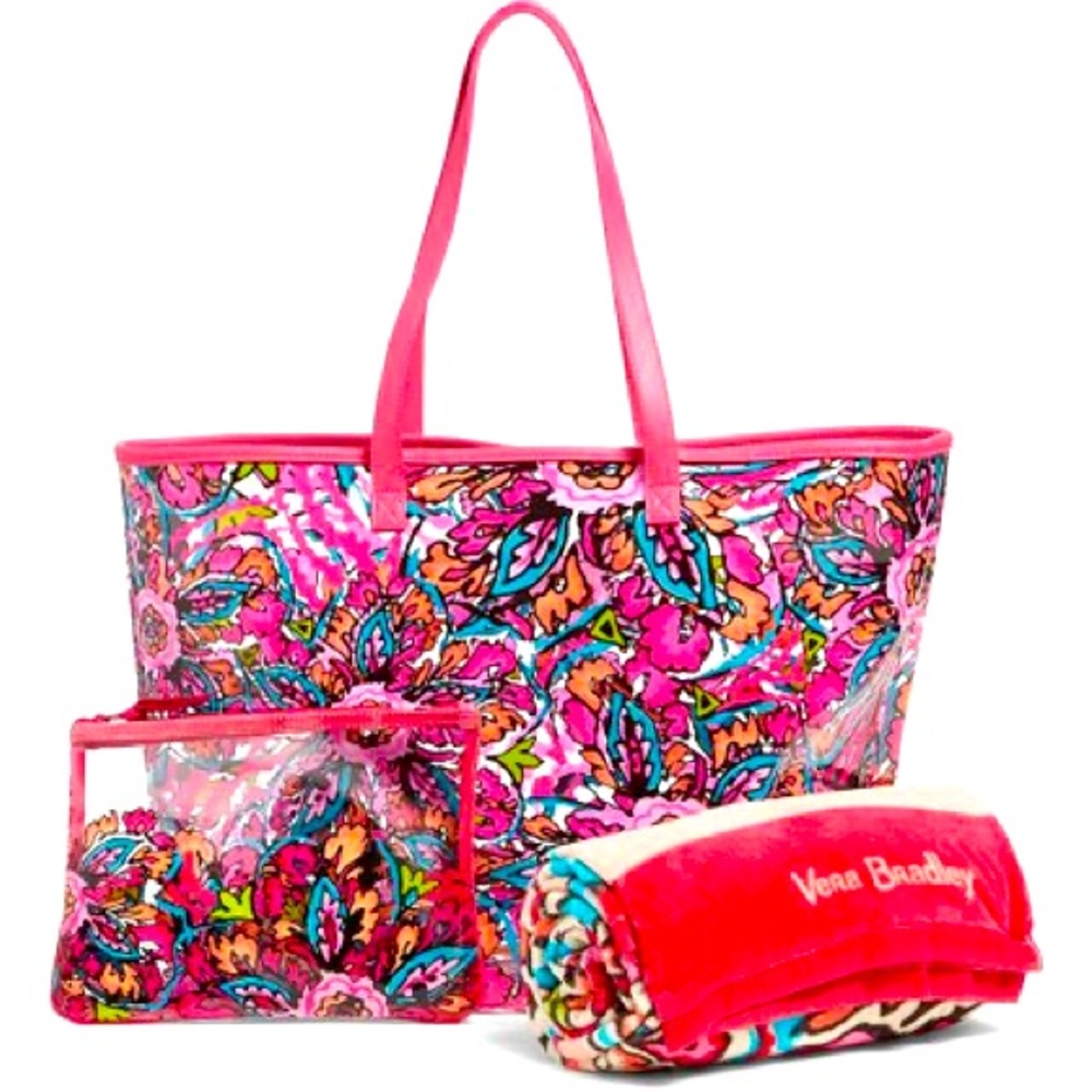 NWOT! VERA BRADLEY BEACH BUNDLE SUNBURST FLORAL